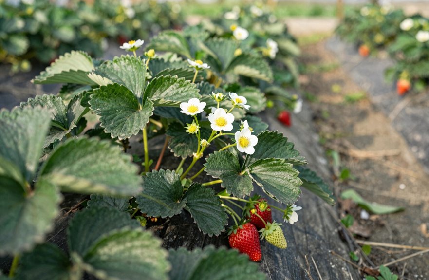 two bloom patterns differ timing