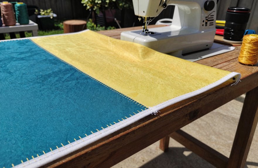 uv resistant thread reinforced seams