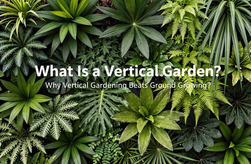 vertical garden yields more easier harvests