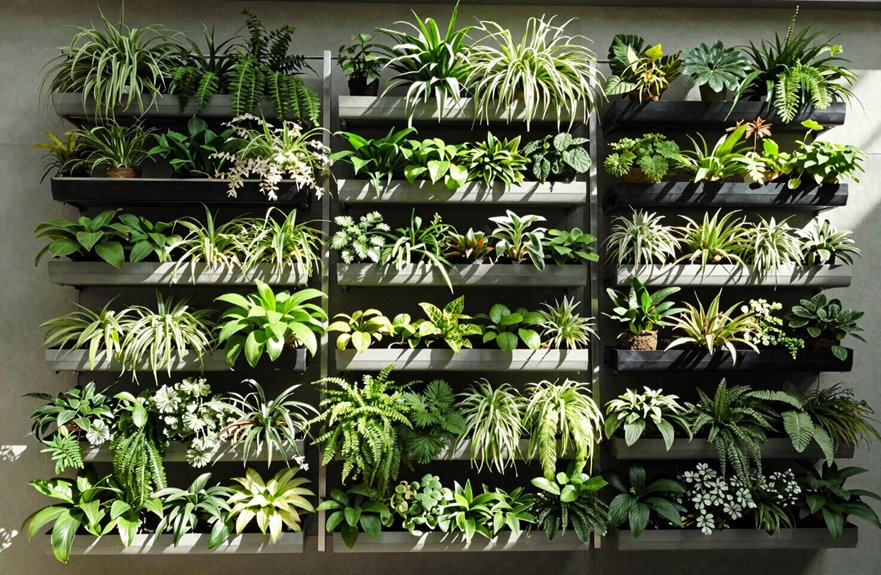 vertical gardening trellis efficiency sun orientation