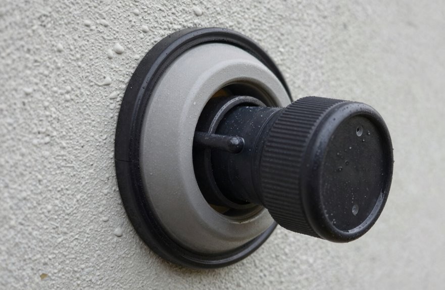 weatherproof cord pass throughs with ventilation