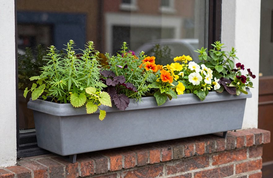 window box proportions width and depth