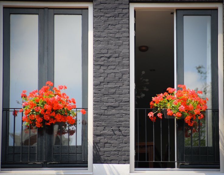 window boxes enable balcony gardening